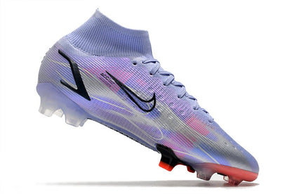 Nike Mercurial Superfly 8 Elite FG – Mbappé – Chardon Clair Argent Métallique - FootXPert