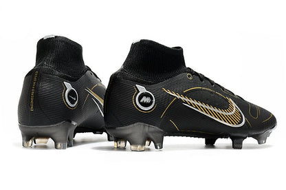 Nike Mercurial Superfly 8 Elite FG – Noir Or Métallique Argent Métallique - FootXPert