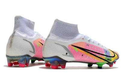 Nike Mercurial Superfly 8 Elite FG – Rose Bleu Jaune - FootXPert