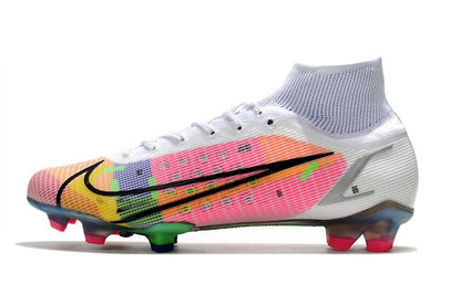 Nike Mercurial Superfly 8 Elite FG – Rose Bleu Jaune - FootXPert