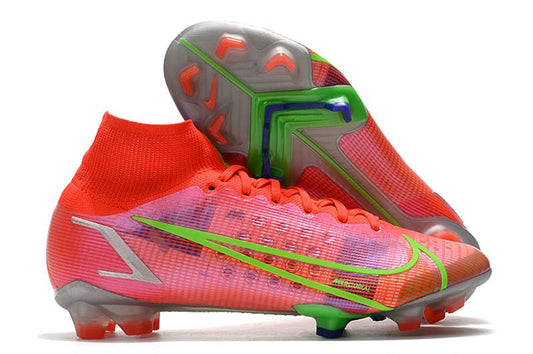 Nike Mercurial Superfly 8 Elite FG – Rubis Argent Métallique - FootXPert