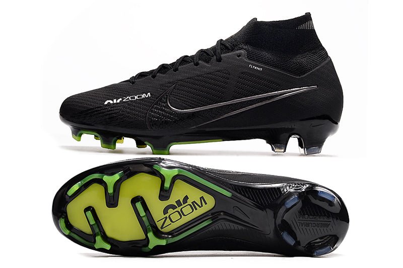 Nike Mercurial Superfly 9 Elite AG – Shadow – Noir Gris Blanc Jaune Fluo - FootXPert