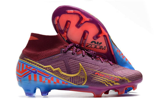 Nike Mercurial Superfly 9 Elite SG – KM – Foncé Betterave Métallique Or - FootXPert