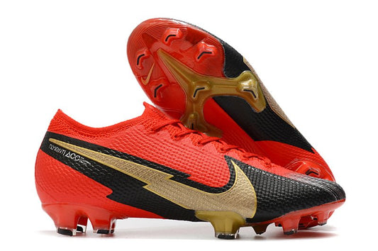 Nike Mercurial Vapor 13 Elite FG – Rouge Noir Or - FootXPert