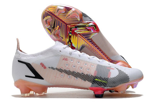 Nike Mercurial Vapor 14 Elite FG – Blanc Noir Cramoisi - FootXPert