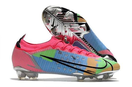 Nike Mercurial Vapor 14 Elite FG – Bleu Rose Vert - FootXPert