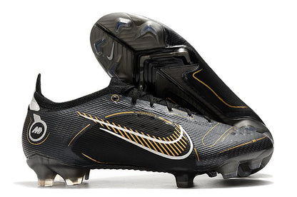 Nike Mercurial Vapor 14 Elite FG – Noir Or Métallique Argent Métallique - FootXPert
