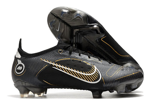 Nike Mercurial Vapor 14 Elite FG – Noir Or Métallique Argent Métallique - FootXPert