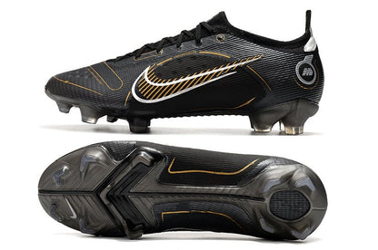 Nike Mercurial Vapor 14 Elite FG – Noir Or Métallique Argent Métallique - FootXPert