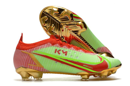 Nike Mercurial Vapor 14 Elite FG – Vert Rouge Or - FootXPert
