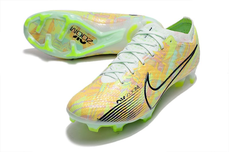 Nike Mercurial Vapor 15 Elite FG – Bonded – Vert Bleu Orange - FootXPert
