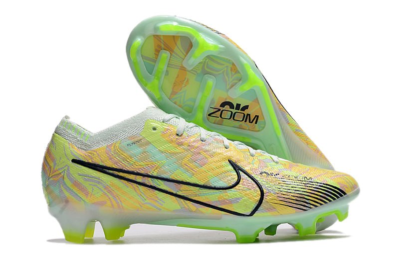 Nike Mercurial Vapor 15 Elite FG – Bonded – Vert Bleu Orange - FootXPert