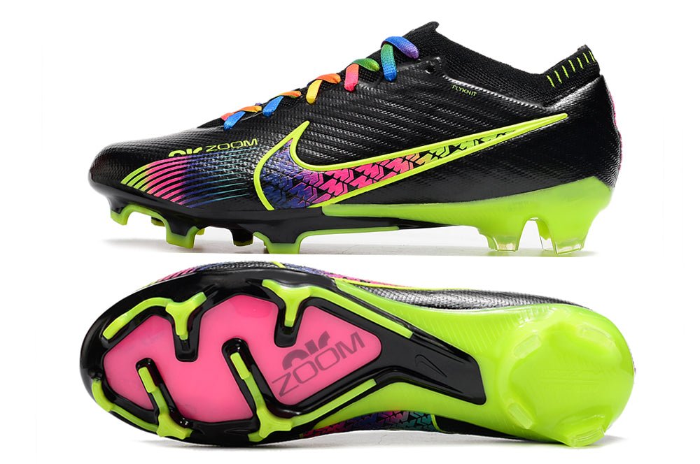 Nike Mercurial Vapor 15 Elite FG – Noir Blanc Vert - FootXPert