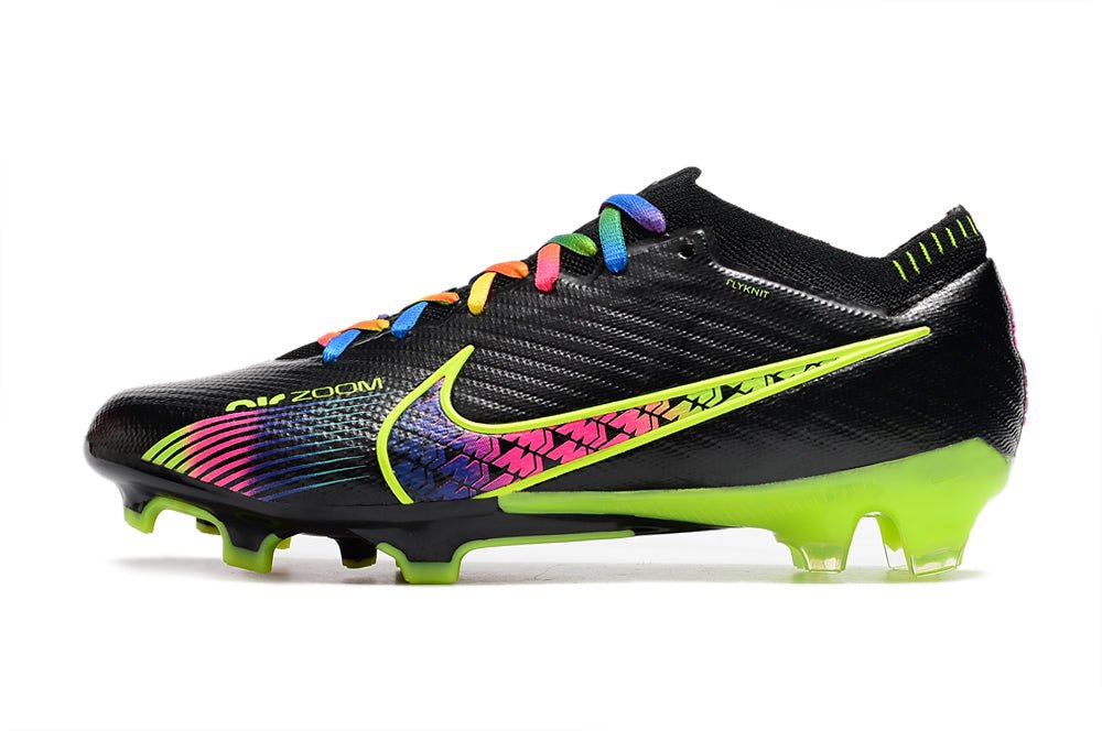 Nike Mercurial Vapor 15 Elite FG – Noir Blanc Vert - FootXPert