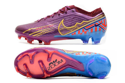 Nike Mercurial Vapor 15 Elite SG – KM – Foncé Betterave Métallique Or - FootXPert