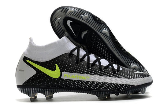 Nike Phantom GT Elite DF FG – Generative Texture – Noir Gris Vert - FootXPert