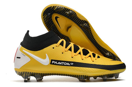Nike Phantom GT Elite DF FG – Jaune Noir Blanc - FootXPert