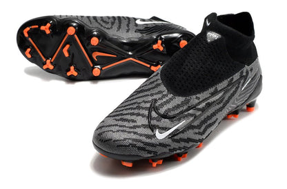 Nike Phantom GX Elite DF FG – Noir Blanc Gris Fumé - FootXPert