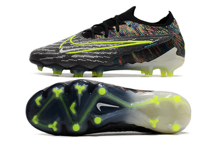 Nike Phantom GX Elite FG – Noir Volt Blanc Bleu Lumière - FootXPert