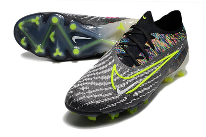 Nike Phantom GX Elite FG – Noir Volt Blanc Bleu Lumière - FootXPert
