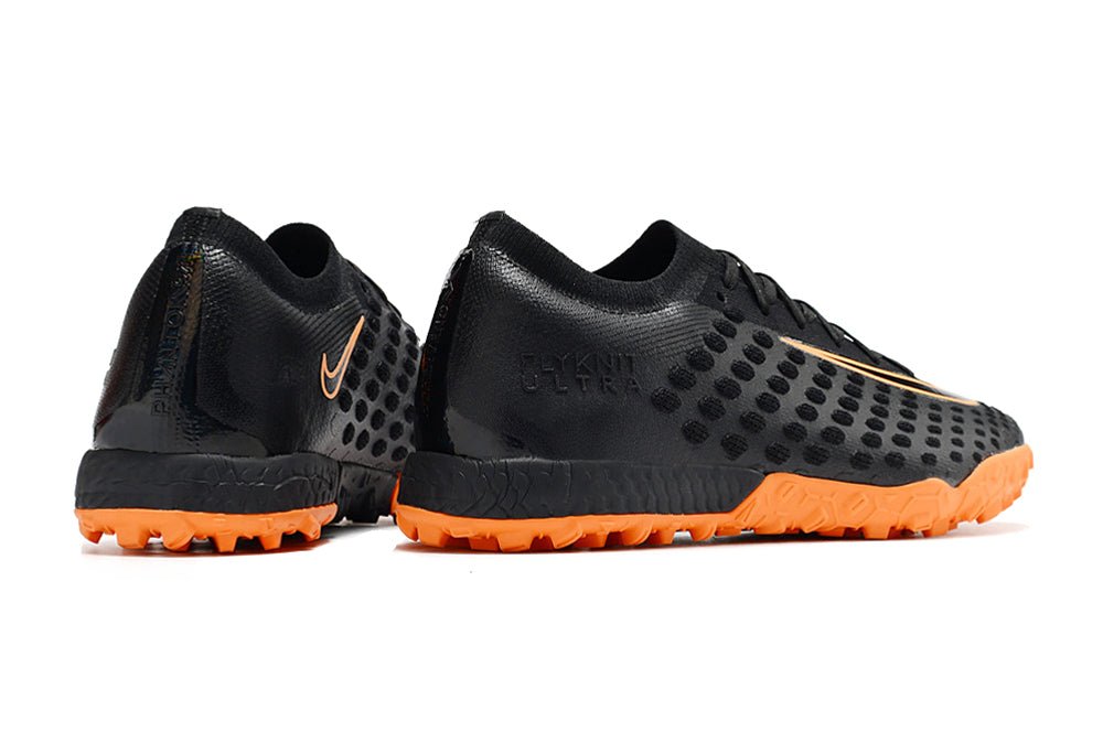 Nike Phantom Ultra Venom TF Elite Black and Orange Football Boots - FootXPert