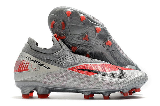 Nike Phantom Vision 2 Elite FG – Gris Noir Rouge - FootXPert
