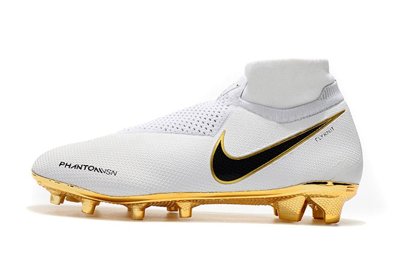 Nike Phantom Vision Elite FG – Blanc Or Noir - FootXPert