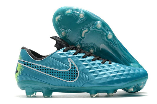 Nike Tiempo Legend 8 Elite FG – Aquamarine Blanc Vert Citron - FootXPert