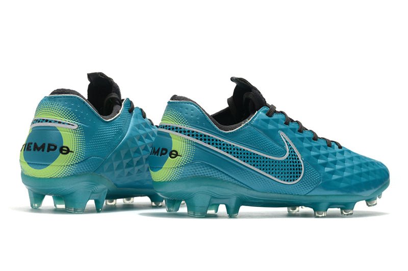 Nike Tiempo Legend 8 Elite FG – Aquamarine Blanc Vert Citron - FootXPert