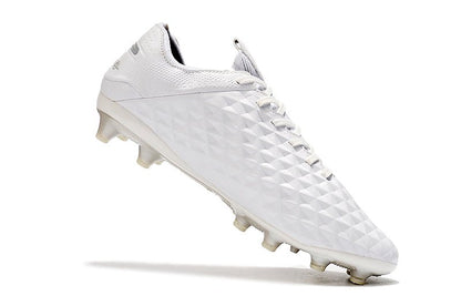 Nike Tiempo Legend 8 Elite FG – Blanc Chrome Platine - FootXPert