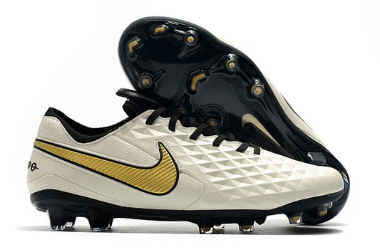 Nike Tiempo Legend 8 Elite FG – Blanc Or - FootXPert