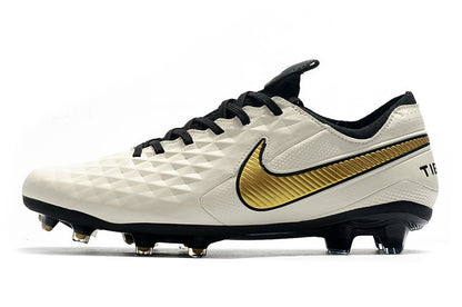 Nike Tiempo Legend 8 Elite FG – Blanc Or - FootXPert