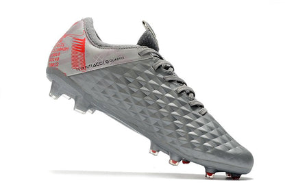 Nike Tiempo Legend 8 Elite FG – Gris Noir Rouge - FootXPert