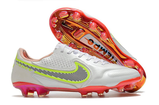 Nike Tiempo Legend 9 Elite FG – Blanc Noir Carmin Rose Explosion - FootXPert