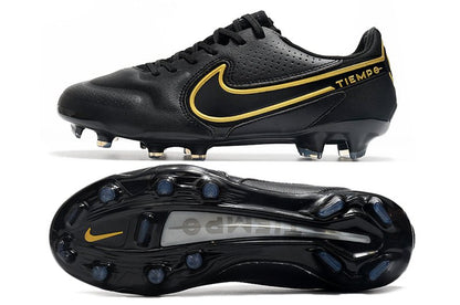 Nike Tiempo Legend 9 Elite FG – Noir Gris Foncé Métallique Anthracite - FootXPert