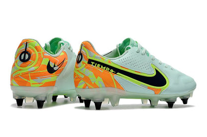 Nike Tiempo Legend 9 Elite SG - Pro – Barely Vert Noir Bleu Orange Total - FootXPert